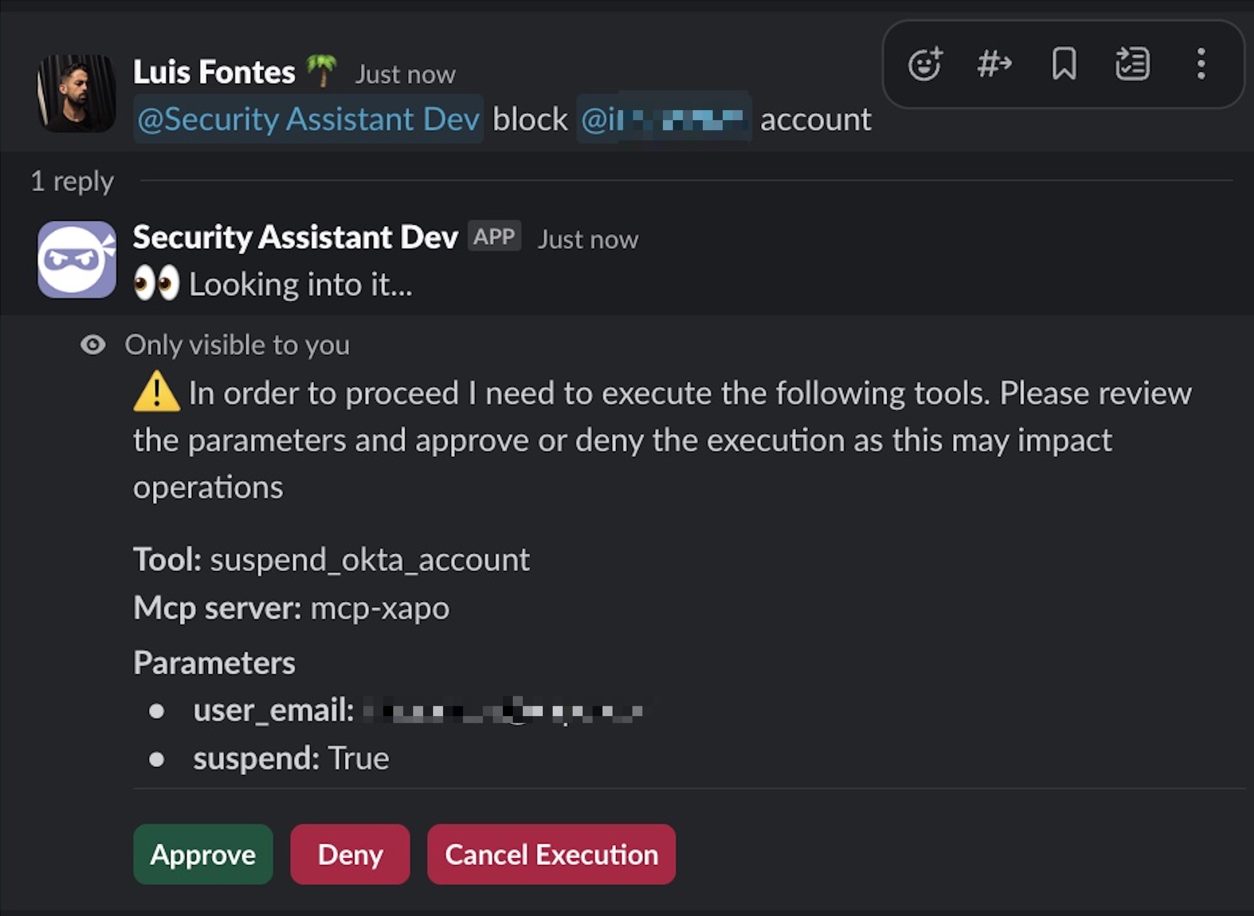 Assistant Home Tab